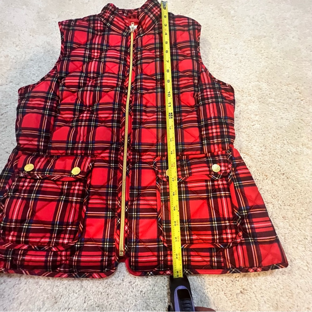 St. John's Bay Tartan Quilted Vest Size Small - Picture 4 of 6